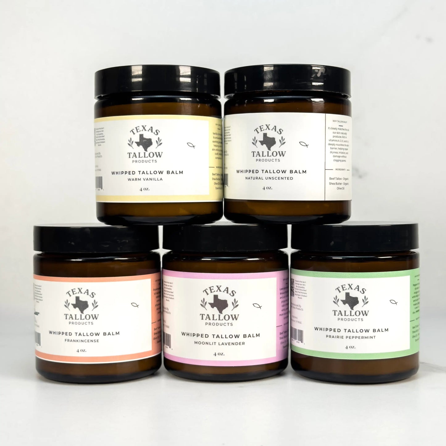 Whipped Tallow Balm Sampler (4oz)