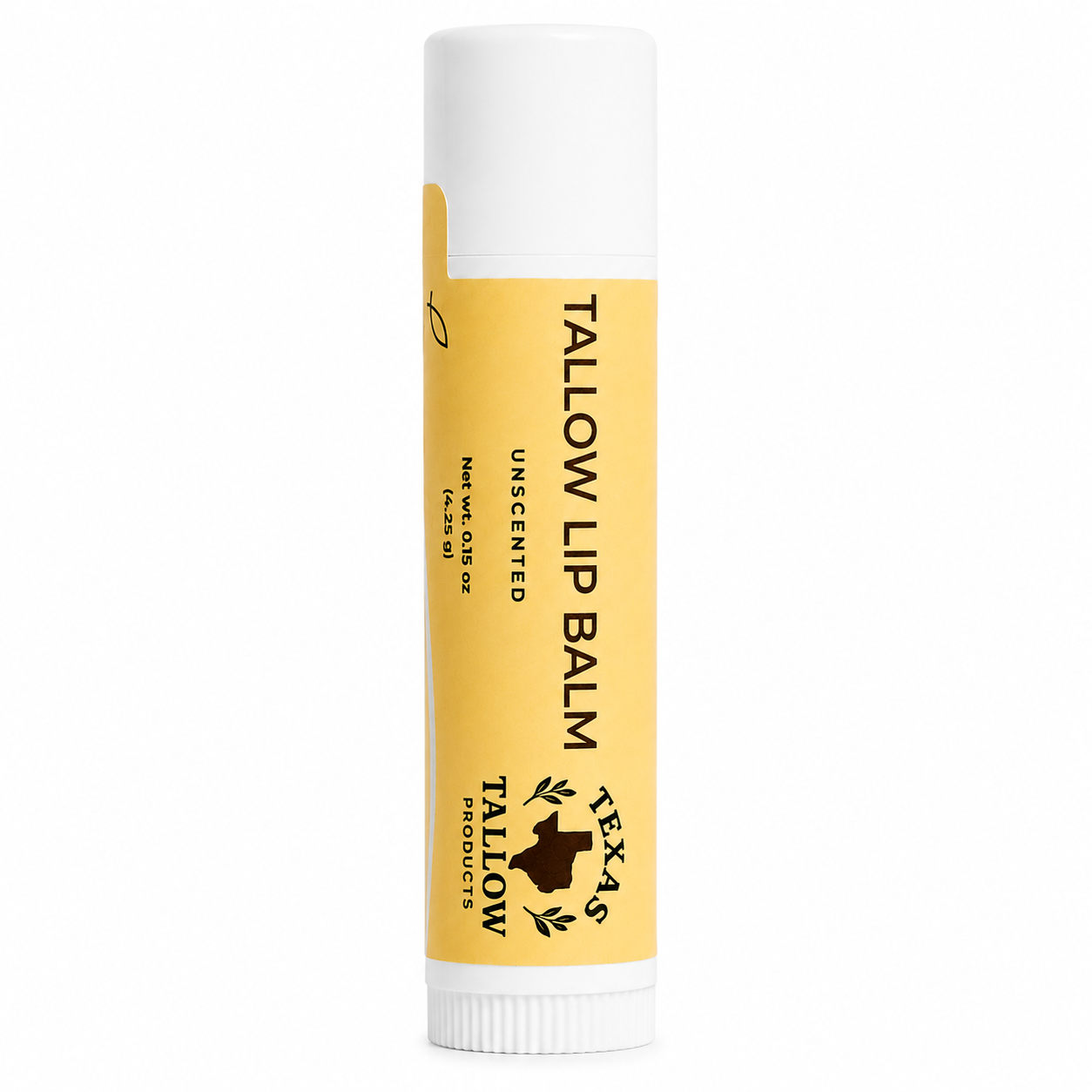 Tallow Lip Balm Unscented 4 Pack