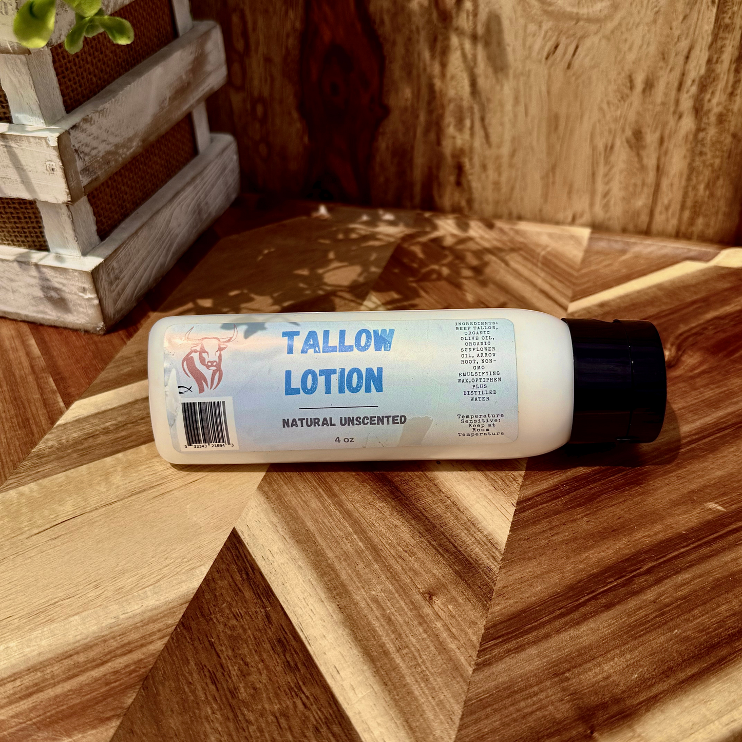 Beef Tallow Lotion - Natural Unscented