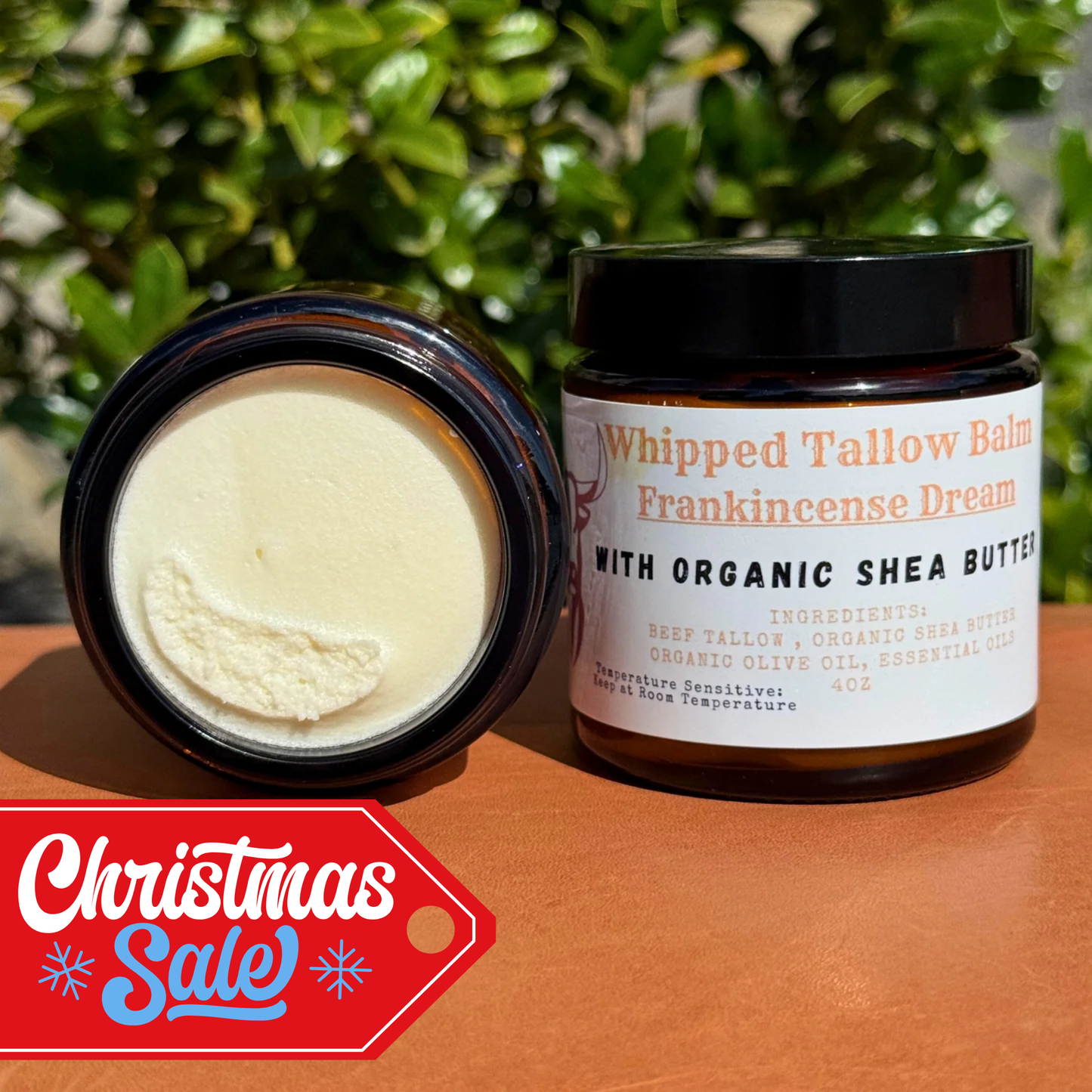 Frankincense Shea Butter Whipped Tallow Balm (4oz)