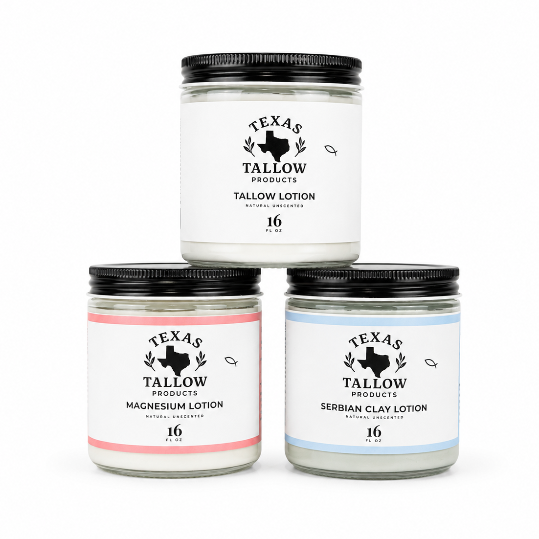Signature Tallow Lotion Trio