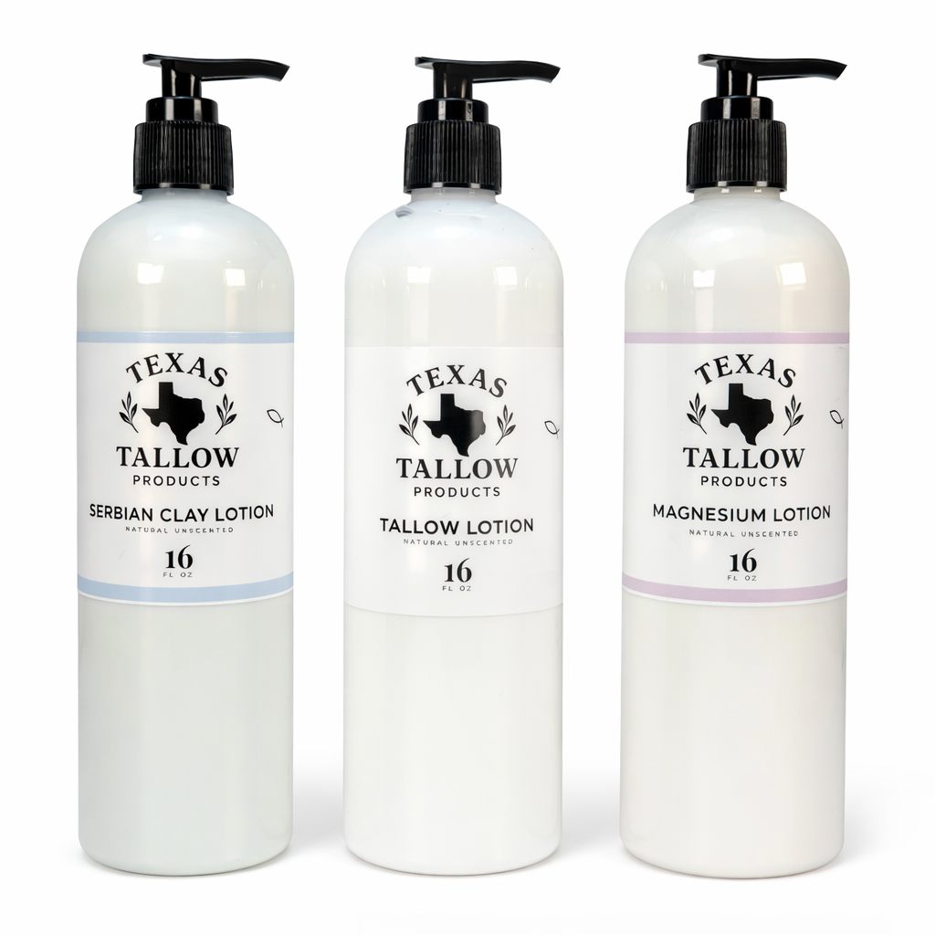 Signature Tallow Lotion Trio