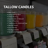 Blood Orange Beef Tallow Candle (16oz) — view 4 of 4