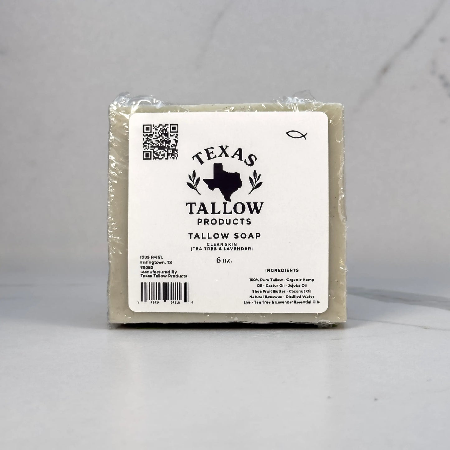 Clear Bar Soap (Tea Tree & Lavender)