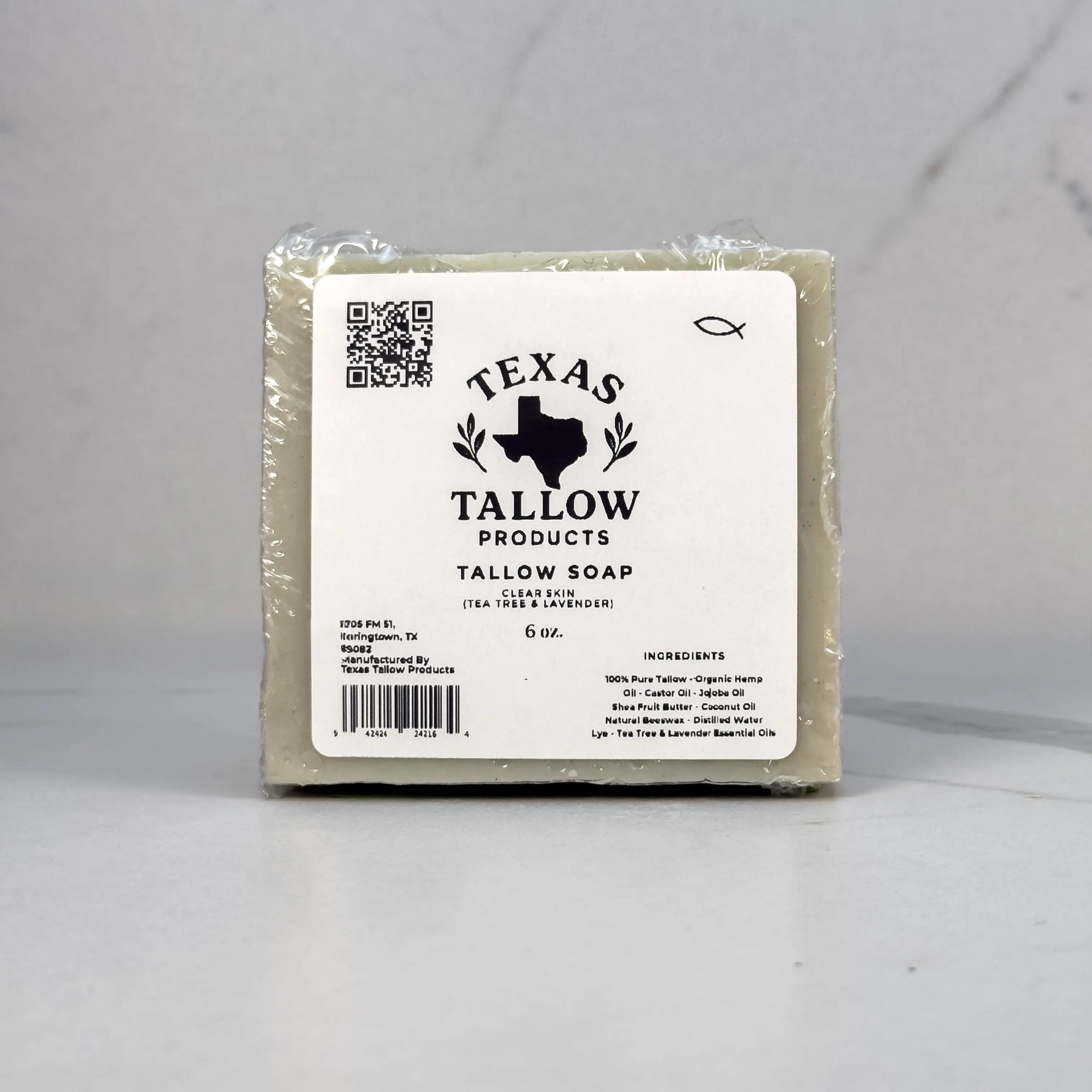 Clear Bar Soap (Tea Tree & Lavender)