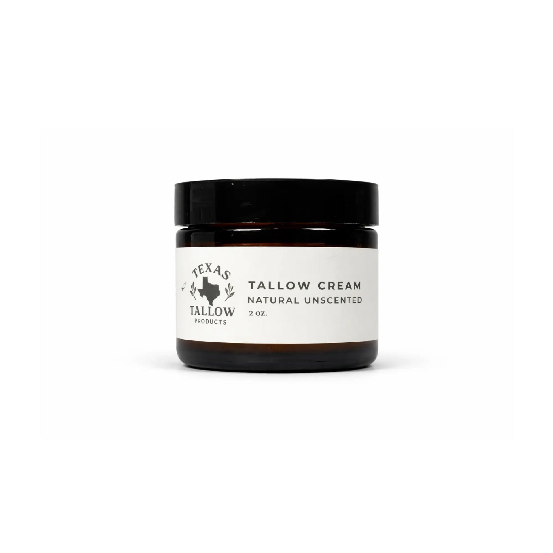 Natural Unscented Shea Butter Tallow Cream 2oz — styled product image