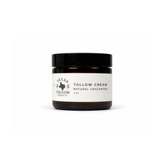 Natural Unscented Shea Butter Tallow Cream 2oz — styled product image