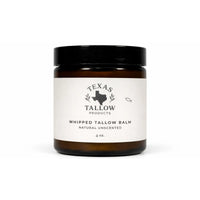 Natural Unscented Shea Butter Whipped Tallow Balm 4oz — styled product image