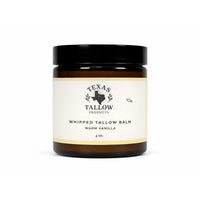 Warm Vanilla Shea Butter Whipped Tallow Balm 4oz — styled product image