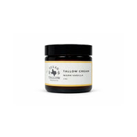 Warm Vanilla Shea Butter Tallow Cream 2oz — styled product image
