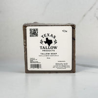 Vanilla Bean and Goats Milk Beef Tallow Soap — handcrafted 6oz bar