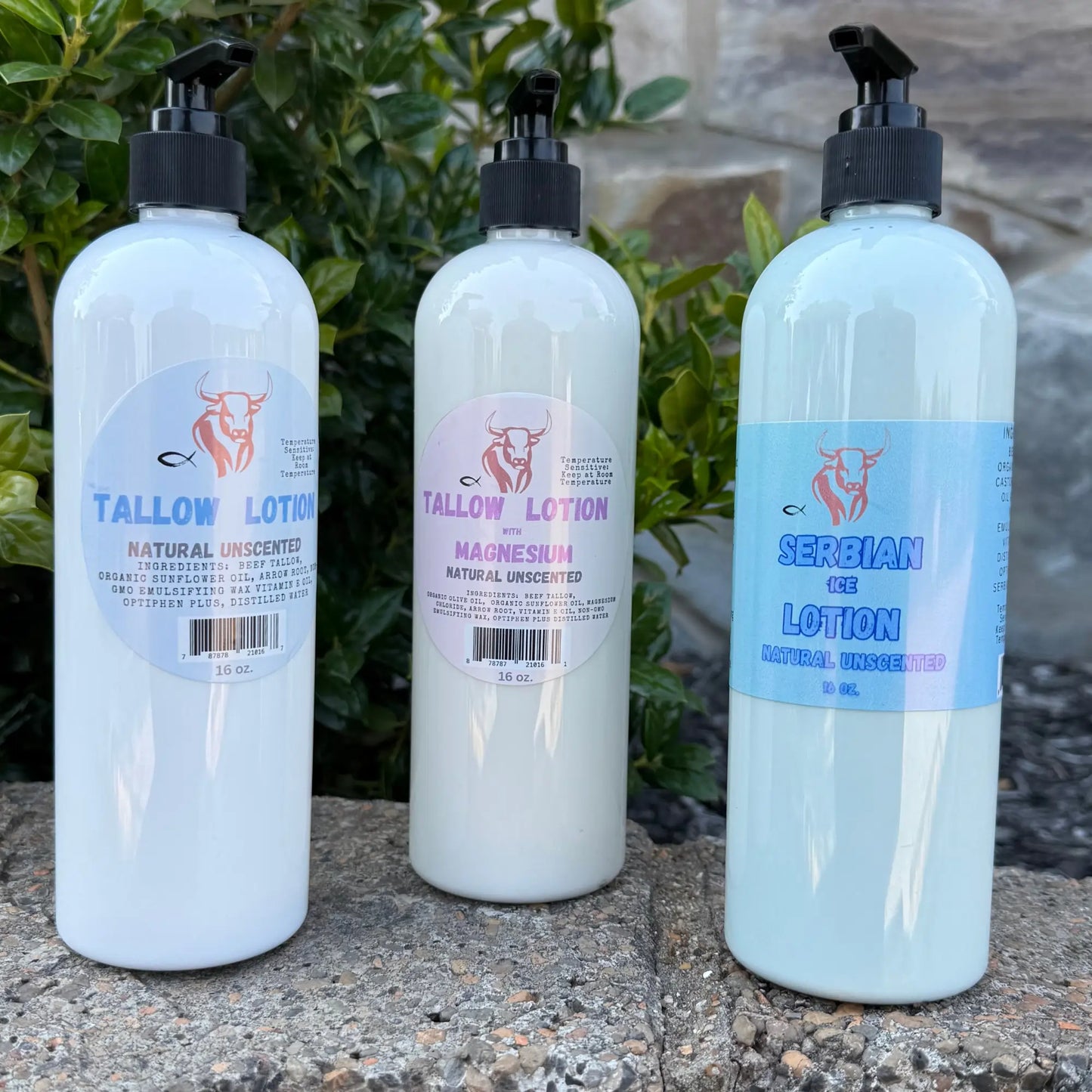 Signature Tallow Lotion Trio