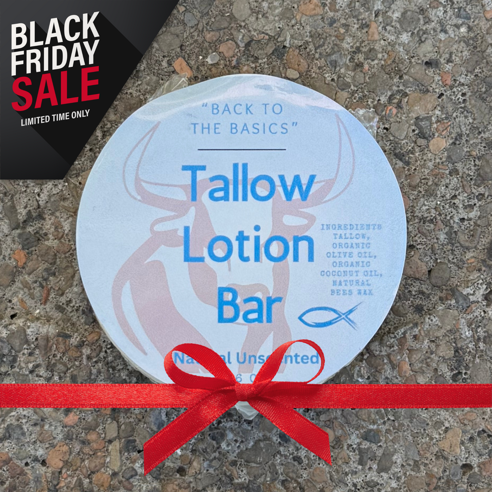 Tallow Lotion Bar (4oz)