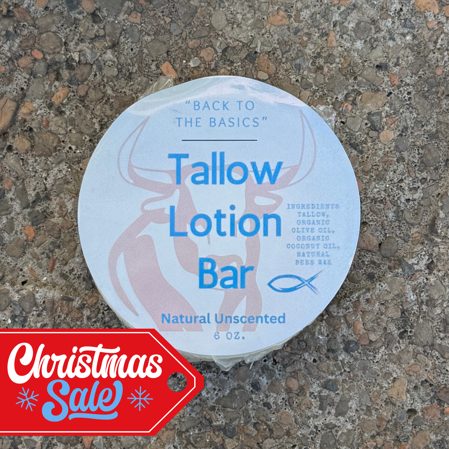 Tallow Lotion Bar (4oz)