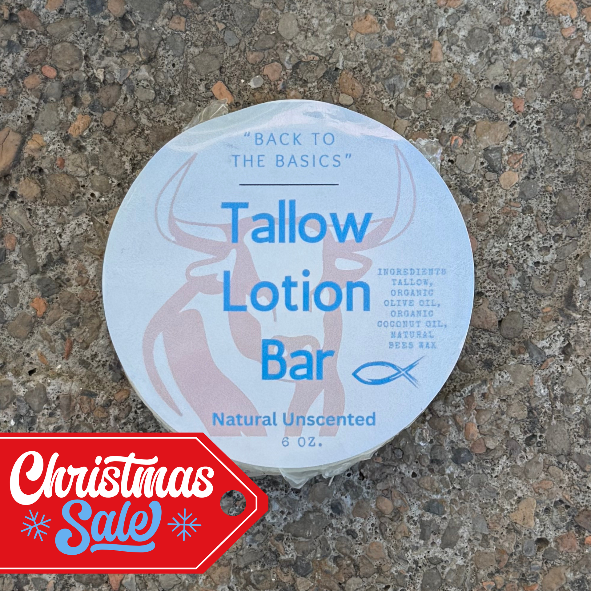 Tallow Lotion Bar (4oz)