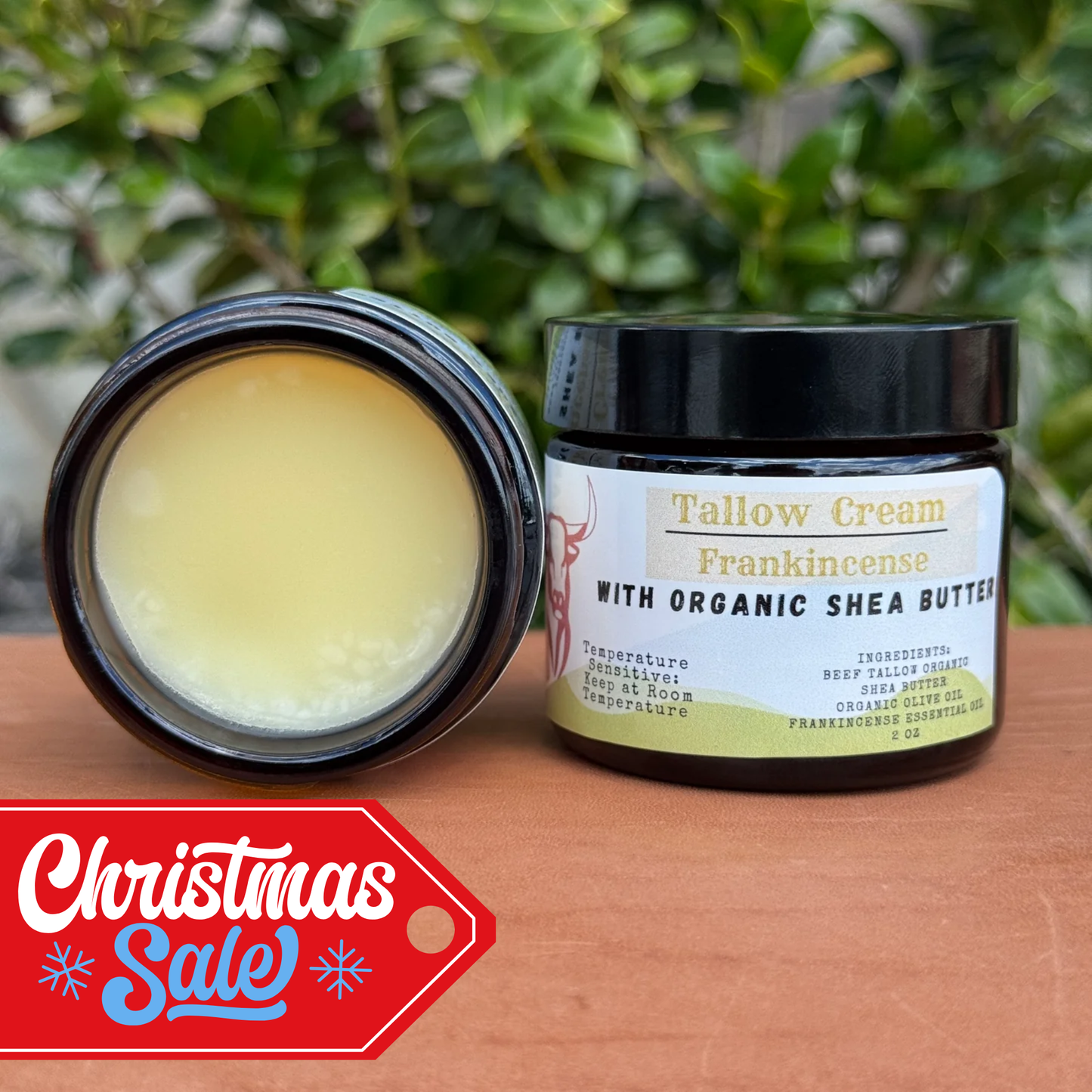 Frankincense Shea Butter Tallow Cream (2oz)